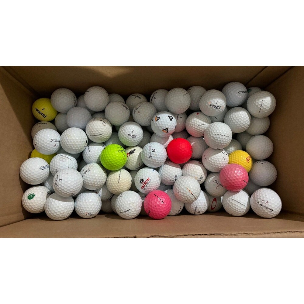 ( 145 ) MIXED BOX OF GOLF BALLS